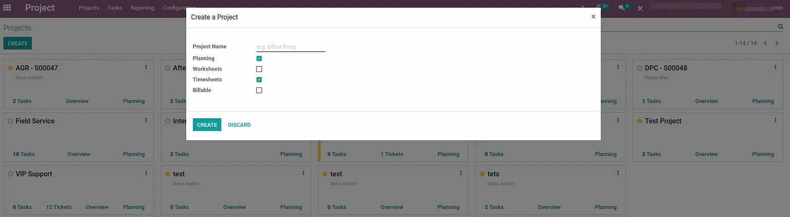 odoo Dashboard