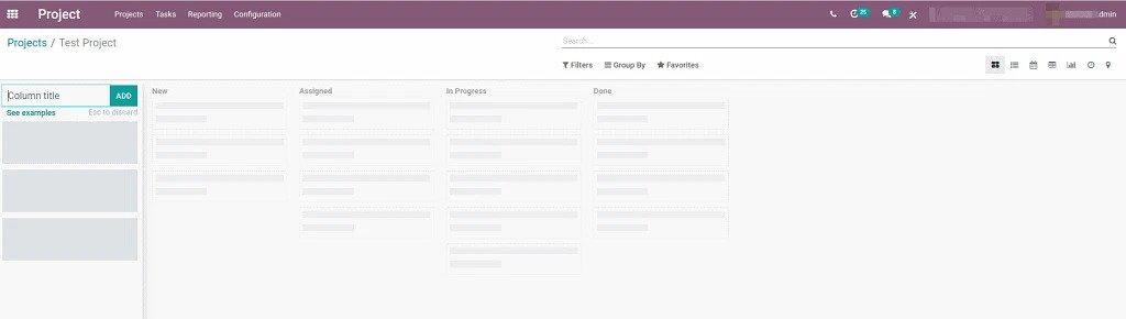 odoo Dashboard